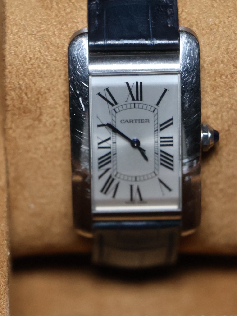 Cartier Stainless Steel Large Santos & Cartier Large Tank Americaine - Picture 7 of 10